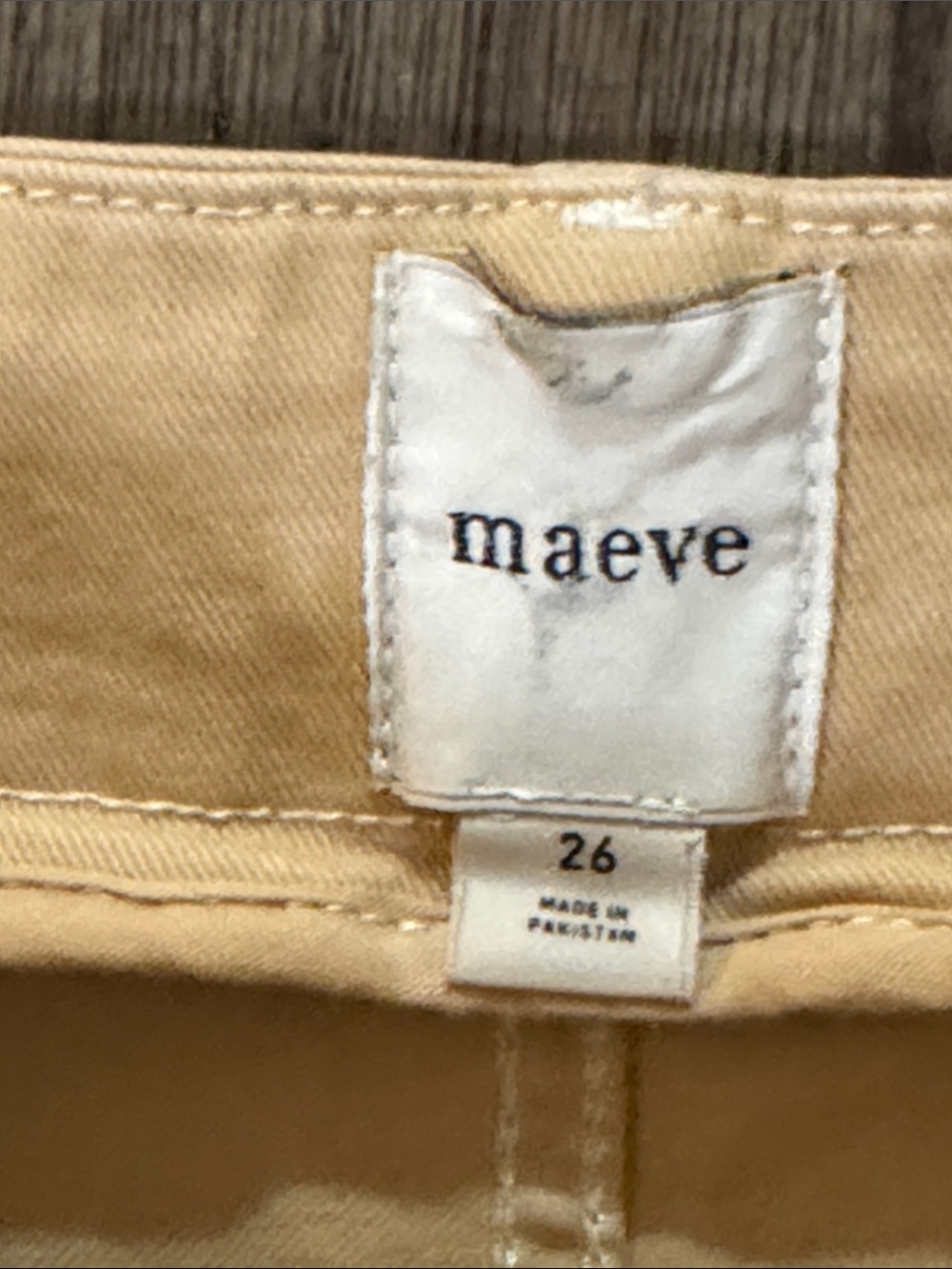 Maeve The Delaney Crop Clean Seamed High Rise Wide Leg Jeans Neutral - Picture 5 of 9